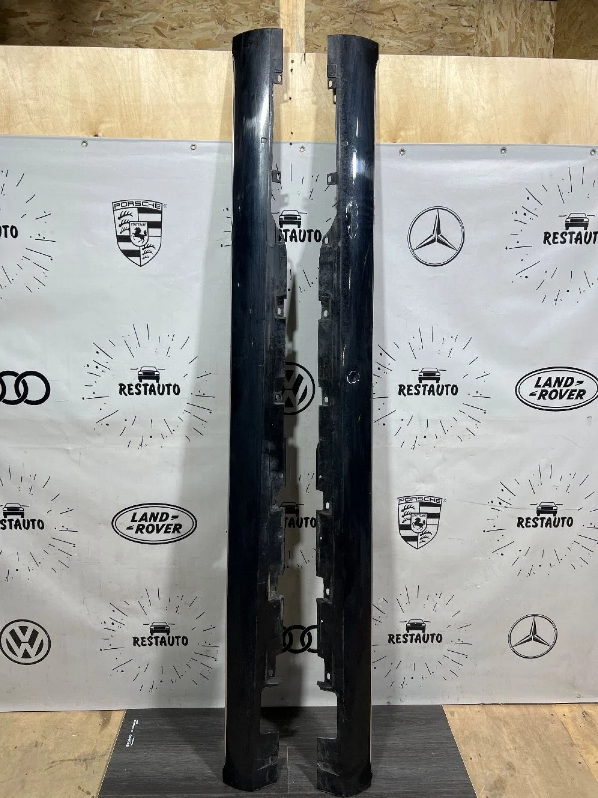 Накладка порога наружная Audi A8 D4 (2010—2014), фото 1