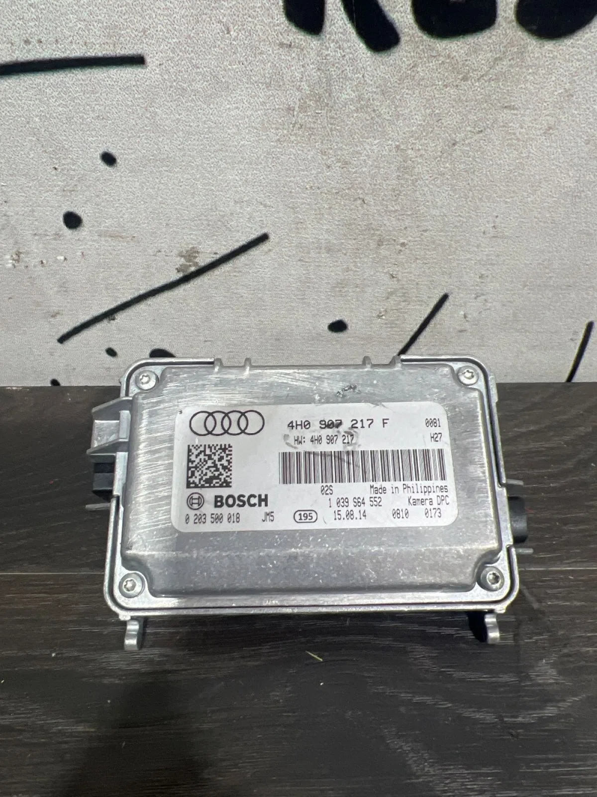 Камера переднего вида Audi A8 D4 рестайлинг (2013—2017), фото 1