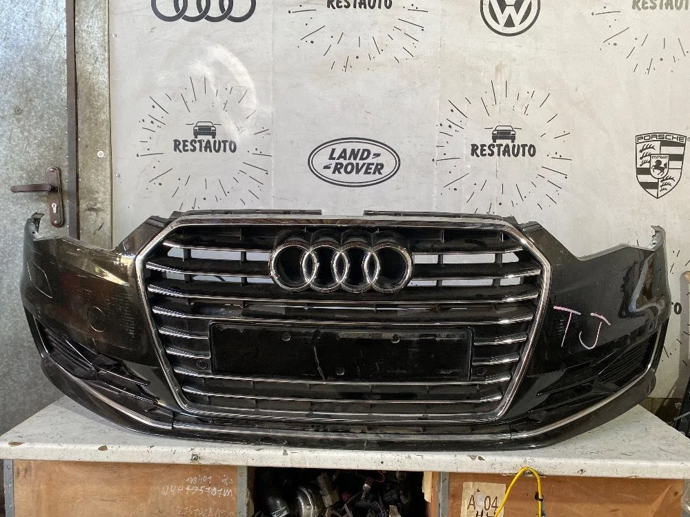 Бампер передний Audi A6 C7 рестайлинг (2014—2018), фото 1