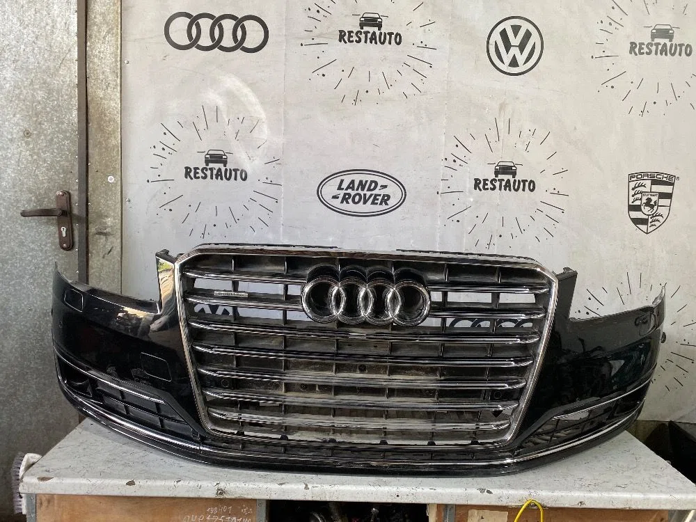 Бампер передний Audi A8 D4 рестайлинг (2013—2017), фото 1