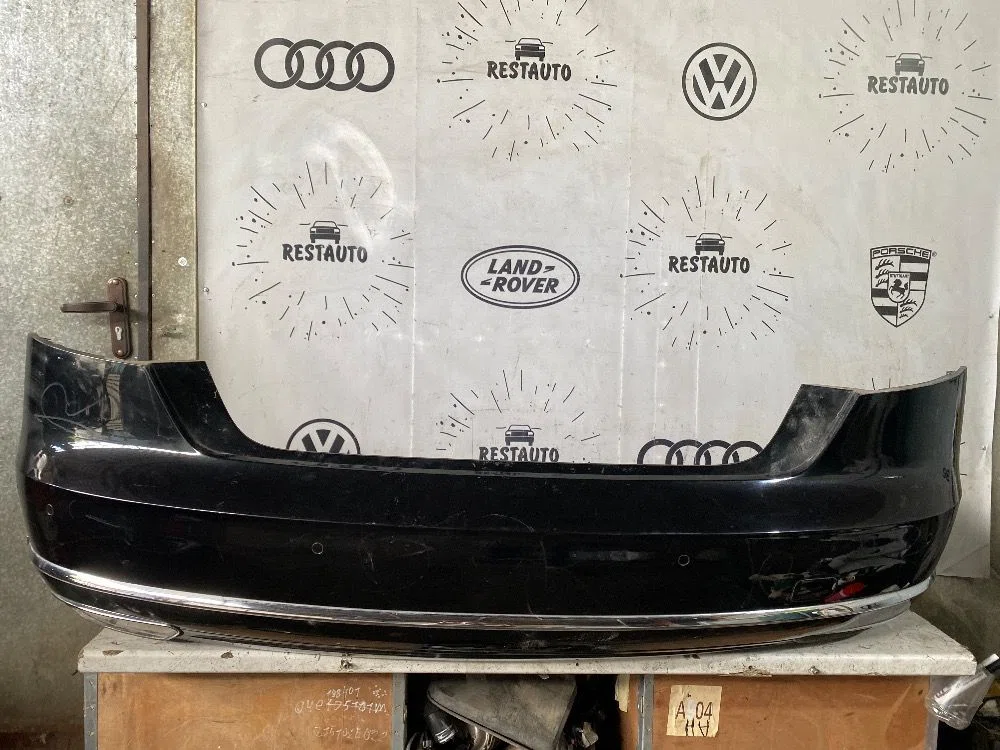 Бампер задний Audi A8 D4 рестайлинг (2013—2017), фото 1