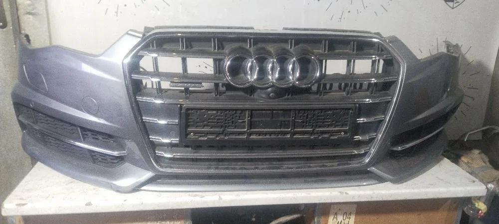 Бампер передний Audi A6 C7 рестайлинг (2014—2018), фото 1