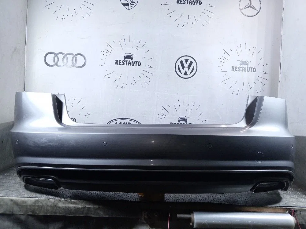 Бампер задний Audi A6 C7 рестайлинг (2014—2018), фото 1