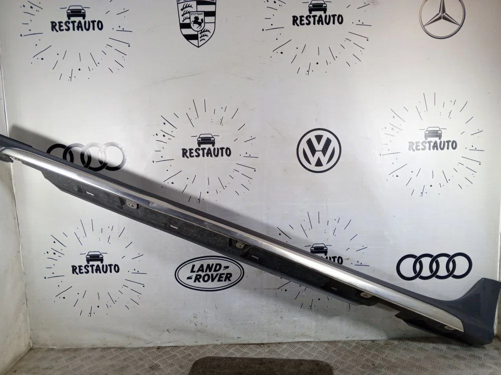 Накладка на порог (наружная) Audi A6 Allroad Quattro C7 (2012—2014), фото 1