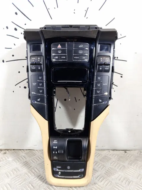 Консоль Porsche Cayenne II рестайлинг (2014—2018)