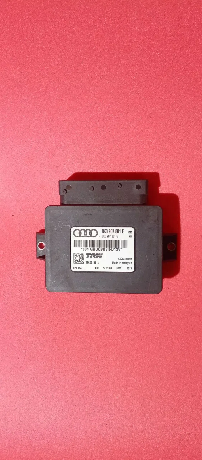 Блок управления парковочным тормозом Audi A4 B8 (2007—2012), фото 1