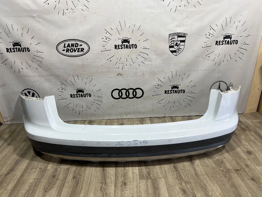 Бампер задний Audi A6 Allroad Quattro C7 рестайлинг (2014—2019), фото 1