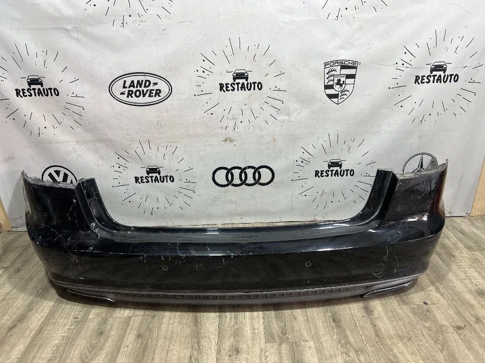 Бампер задний Audi A6 C7 рестайлинг (2014—2018), фото 1