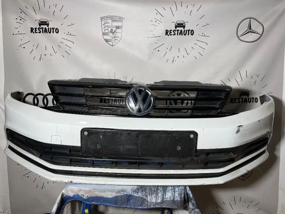 Бампер передний Volkswagen Jetta VI рестайлинг (2014—2019), фото 1