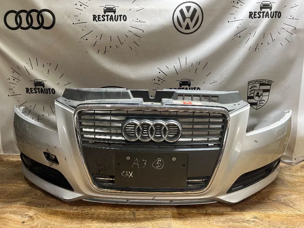 Бампер передний Audi A3 8P рестайлинг 2 (2008—2013), фото 1
