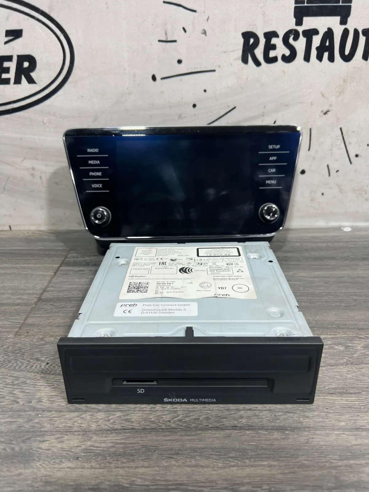 Блок навигации Skoda Superb III (2015—2019), фото 1